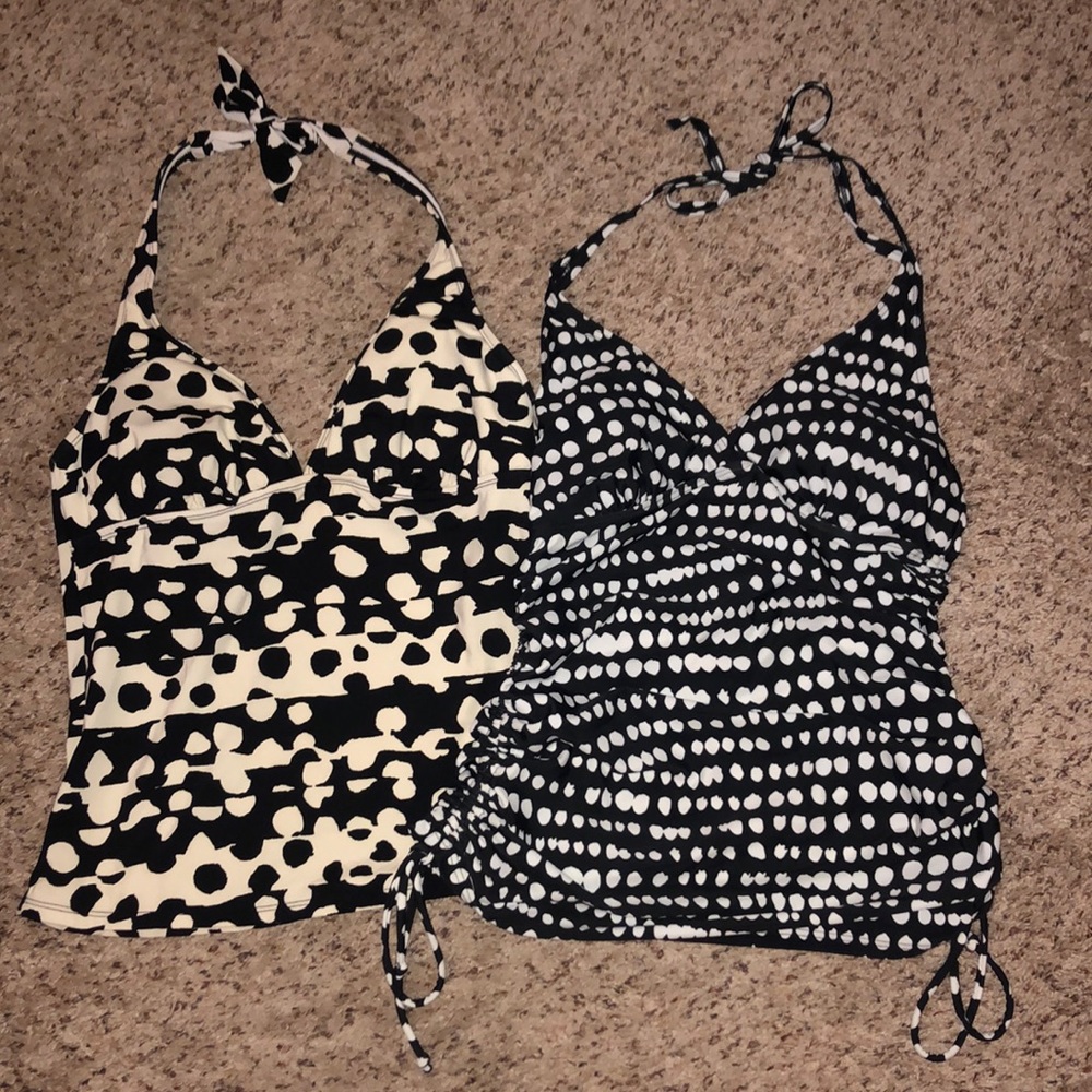 2 swim tankini tops